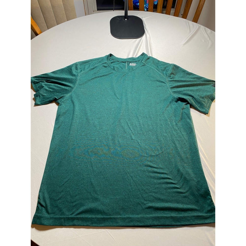 REI Co-op Mens Sahara Heathered Green Performance T-Shirt Large 126872